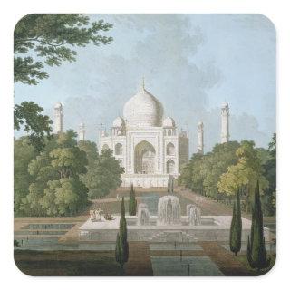 The Taj Mahal, Agra, from the Garden Square Sticker