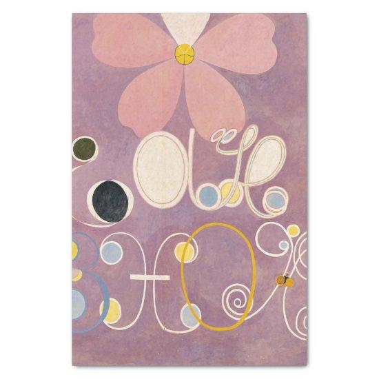 The Ten Largest, Group IV, No.5 by Hilma af Klint Tissue Paper