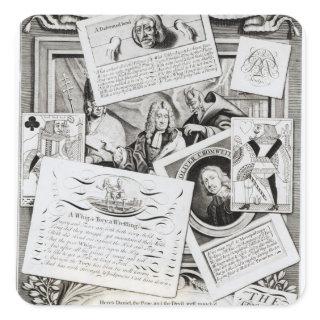 The Three False Brethren Square Sticker