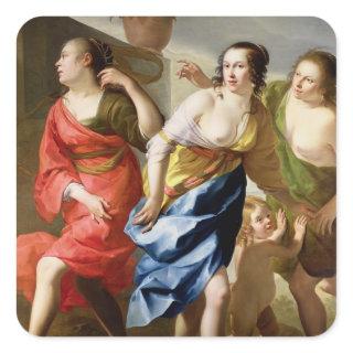 The Three Graces Square Sticker
