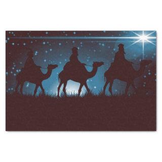 The Three Wise Men Following the Star Tissue Paper