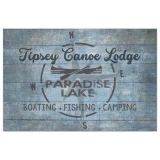 The Tipsey Canoe Lodge Decoupage Tissue Paper