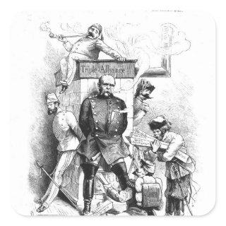 The Triple Alliance, from 'Bismarck Square Sticker