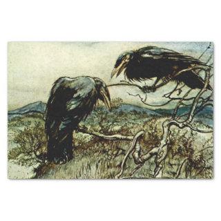 “The Twa Corbies” by Arthur Rackham Tissue Paper