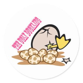 The Ugly Duckling Classic Round Sticker