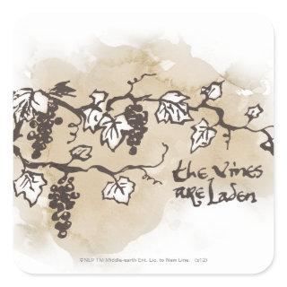 The Vines Are Laden Square Sticker