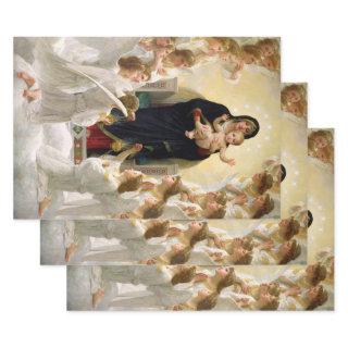 The Virgin With Angels -William-Adolphe Bouguereau  Sheets