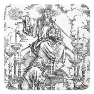 The Vision of The Seven Candlesticks Square Sticker