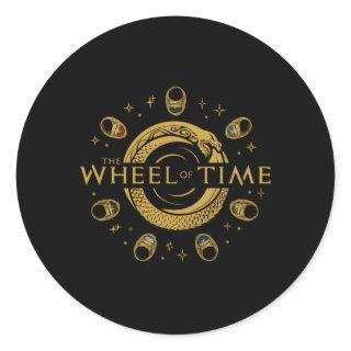 The Wheel Of Time Seven Rings Classic Round Sticker