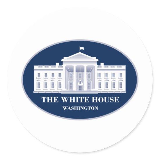 The White House Classic Round Sticker