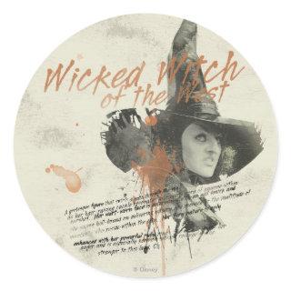 The Wicked Witch of the West 5 Classic Round Sticker