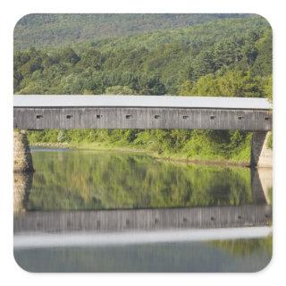 The Windsor-Cornish Covered Bridge spans the Square Sticker