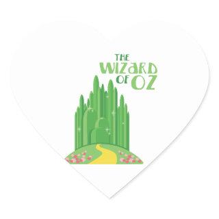 The Wizard of Oz Heart Sticker