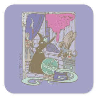 The Wizard Of Oz™ | Storybook Wicked Witch™ Square Sticker