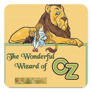 The Wonderful Wizard of Oz Square Sticker