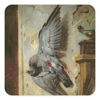 The Woodpigeon, c.1857 Square Sticker