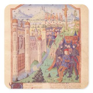 The Works of Virgil with Commentary by Servius Square Sticker