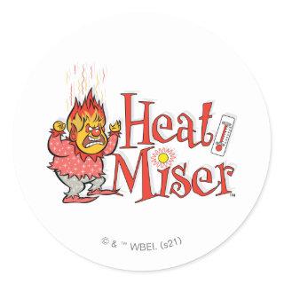 THE YEAR WITHOUT A SANTA CLAUS™ | Heat Miser Classic Round Sticker