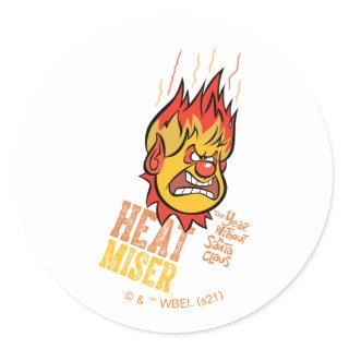 THE YEAR WITHOUT A SANTA CLAUS™ Heat Miser Fuming Classic Round Sticker