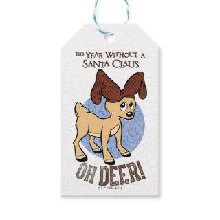 THE YEAR WITHOUT A SANTA CLAUS™ | Vixen "Oh Deer" Gift Tags