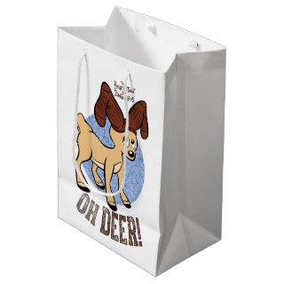 THE YEAR WITHOUT A SANTA CLAUS™ | Vixen "Oh Deer" Medium Gift Bag