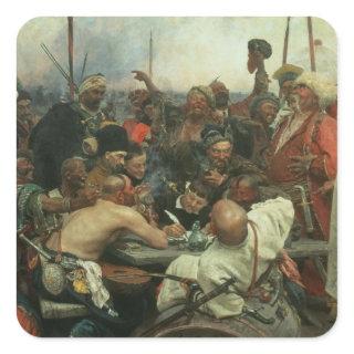 The Zaporozhye Cossacks Square Sticker