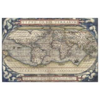 THEATRE OF THE WORLD MAP TISSUE PAPER