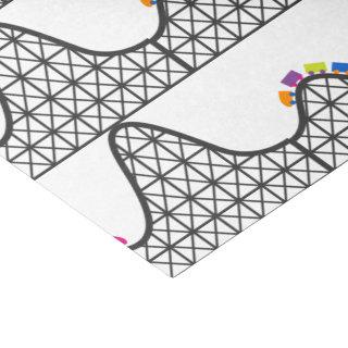 theme park roller  coaster party tissue tissue paper