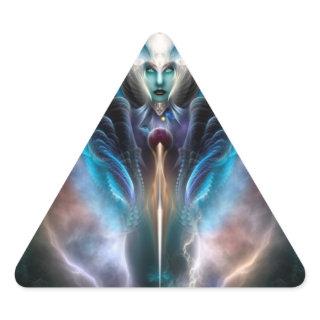 Thera The Ethereal Queen Triangle Sticker