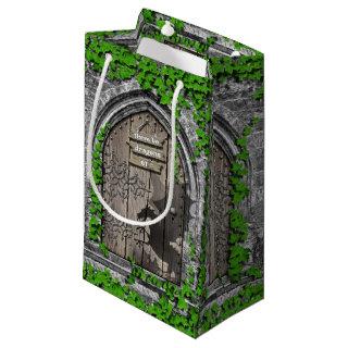 There be Dragons King Arthur Medieval Dragon Door Small Gift Bag