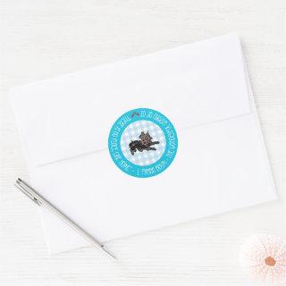 There is no place like home - Wizard of Oz Classic Round Sticker