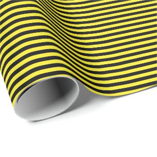 Thin Black and Yellow Stripes