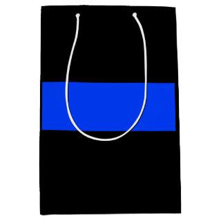 Thin Blue Line Law Enforcement Medium Gift Bag