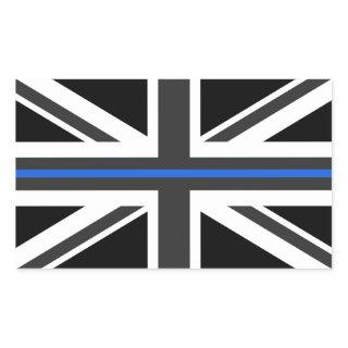 Thin Blue Line UK Flag Rectangular Sticker