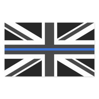 Thin Blue Line UK Flag Rectangular Sticker