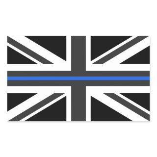 Thin Blue Line UK Flag Rectangular Sticker