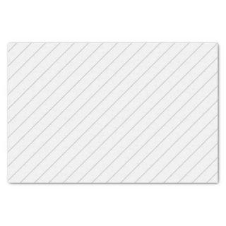 Thin Diagonal Lines Tissue Paper