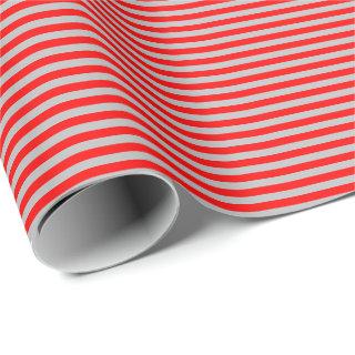 Thin Red and Gray Stripes