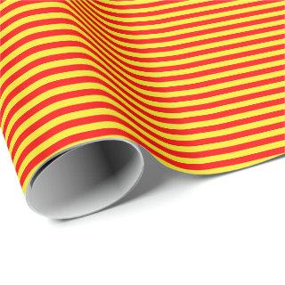 Thin Red and Yellow Stripes