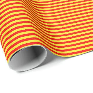 Thin Red and Yellow Stripes