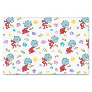 Thing 1 Thing 2 Hoppy Frog Things Pattern Tissue Paper