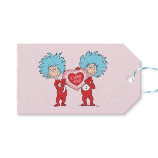 Thing One Thing Two I Love You Gift Tags