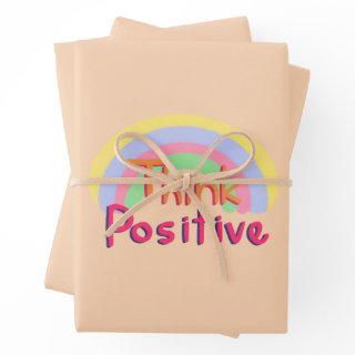 Think positive quote  sheets