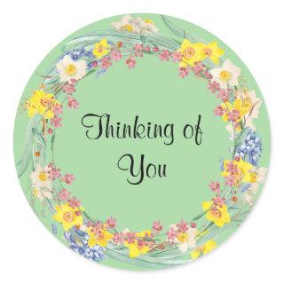 Thinking of You Classic Classic Round Sticker