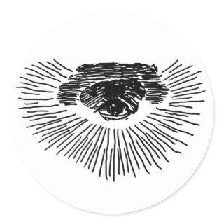 Third Eye Classic Round Sticker