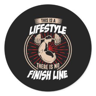 This is lifestyle,there is no finish line classic round sticker