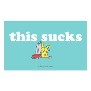 This Sucks Rectangular Sticker