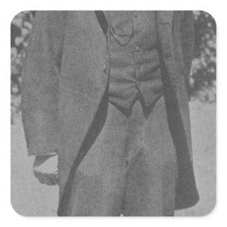 Thomas Hardy Square Sticker