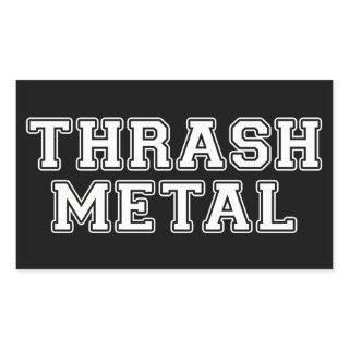 Thrash Metal Rectangular Sticker