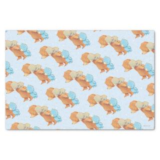 Three Adorable Bear Friends Tissue Paper